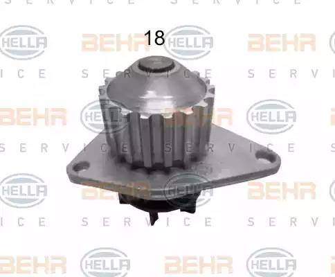 BEHR HELLA Service 8MP 376 800-454 - Водяной насос unicars.by