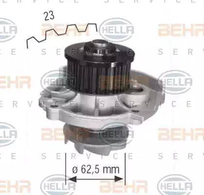 BEHR HELLA Service 8MP 376 800-424 - Водяной насос unicars.by