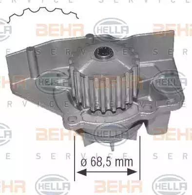 BEHR HELLA Service 8MP 376 800-654 - Водяной насос unicars.by