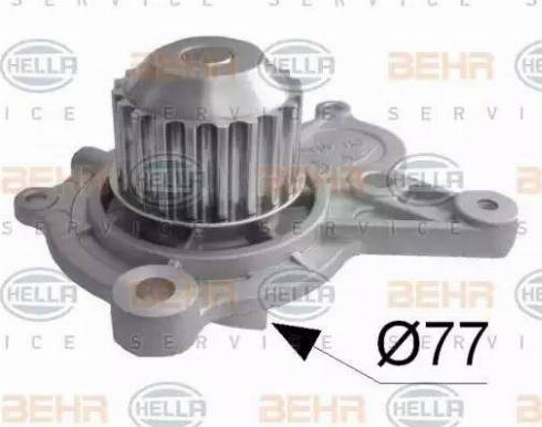 BEHR HELLA Service 8MP 376 801-184 - Водяной насос unicars.by