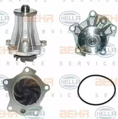 BEHR HELLA Service 8MP 376 803-371 - Водяной насос unicars.by