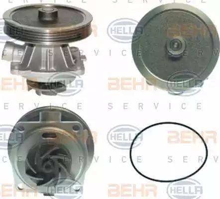 BEHR HELLA Service 8MP 376 807-221 - Водяной насос unicars.by