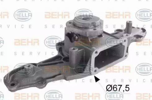 BEHR HELLA Service 8MP 376 810-124 - Водяной насос unicars.by