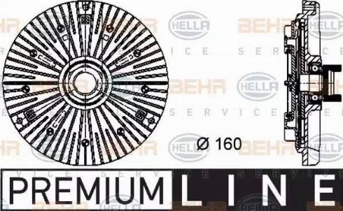 BEHR HELLA Service 8MV 376 732-111 - Сцепление, вентилятор радиатора unicars.by