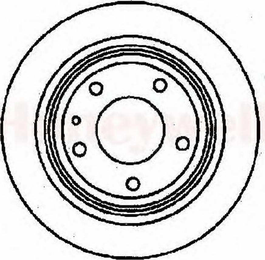 BENDIX 561477 B - Тормозной диск unicars.by