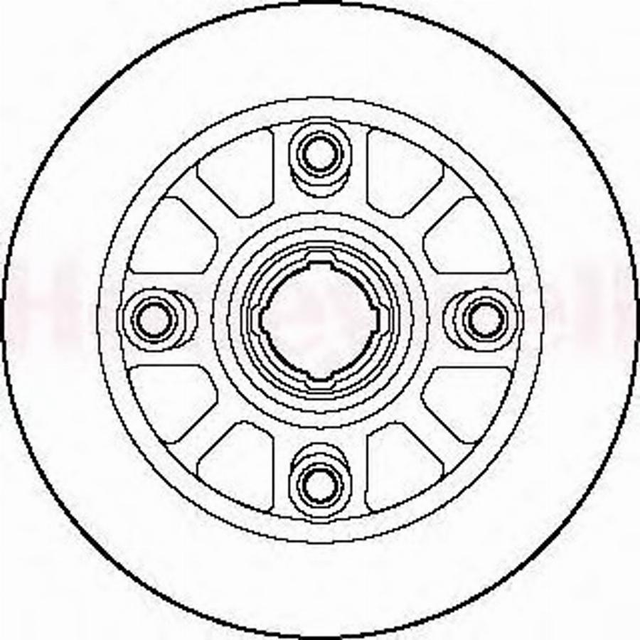 BENDIX 561540B - Тормозной диск unicars.by