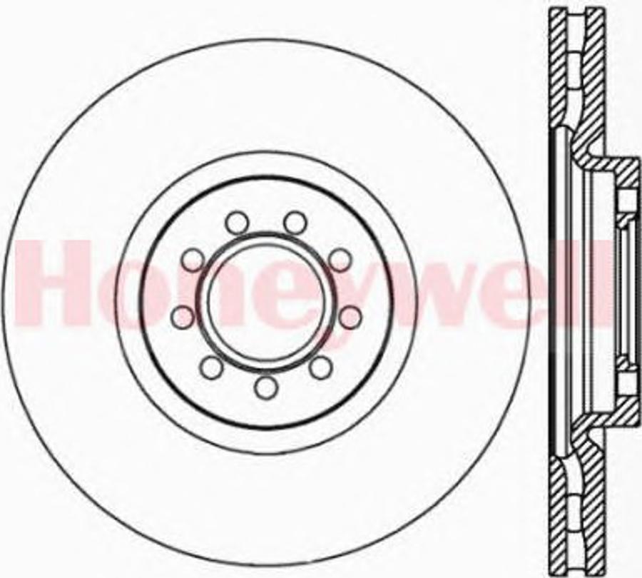 BENDIX 562491B - Тормозной диск unicars.by