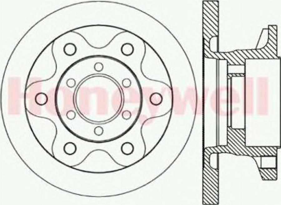 BENDIX 562493B - Тормозной диск unicars.by