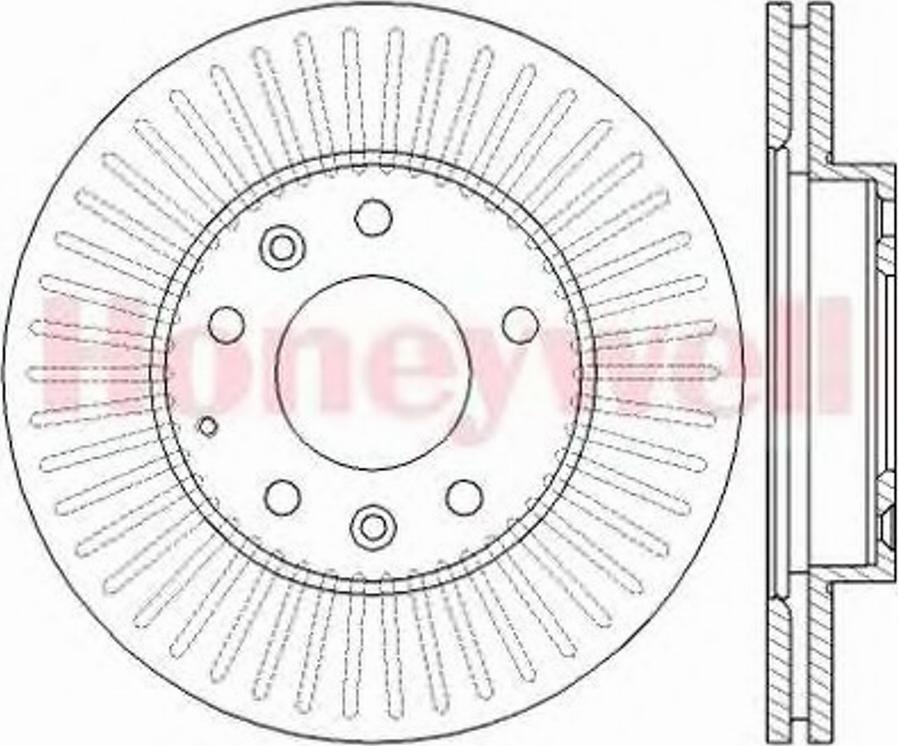 BENDIX 562446B - Тормозной диск unicars.by