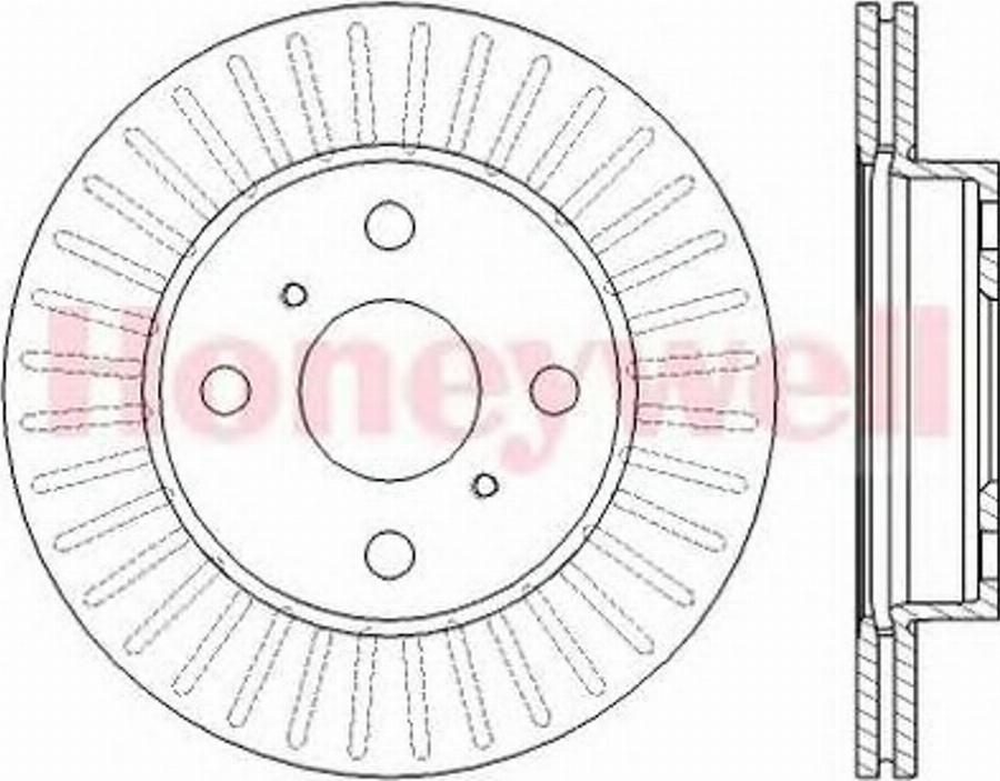 BENDIX 562443B - Тормозной диск unicars.by