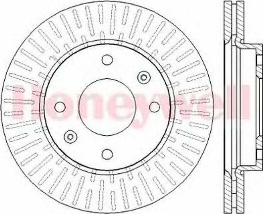 BENDIX 562459B - Тормозной диск unicars.by