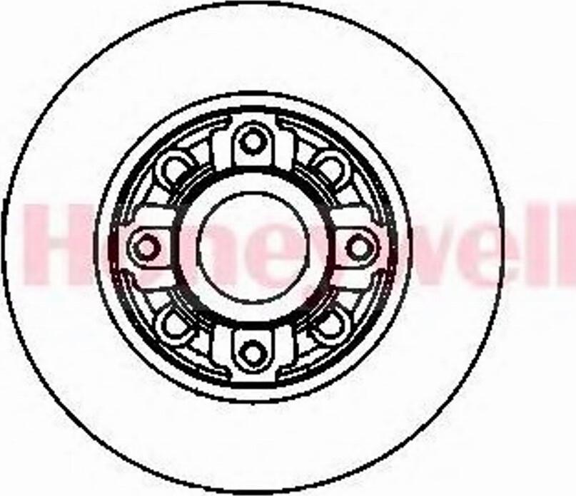 BENDIX 562450B - Тормозной диск unicars.by