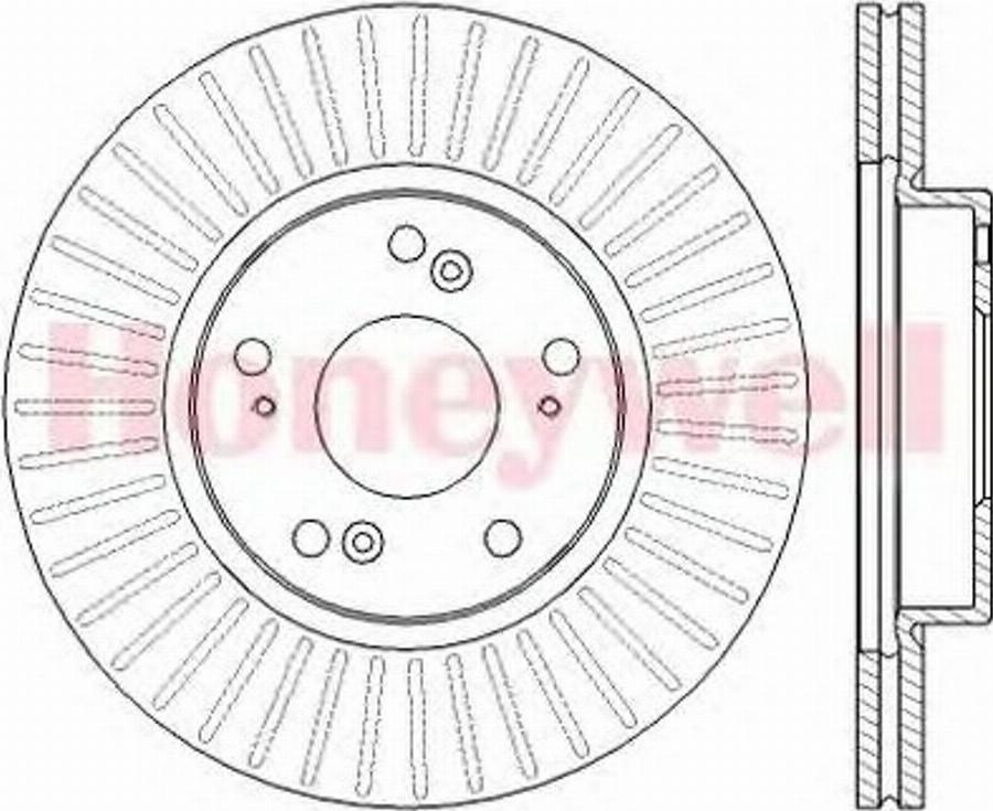 BENDIX 562457B - Тормозной диск unicars.by