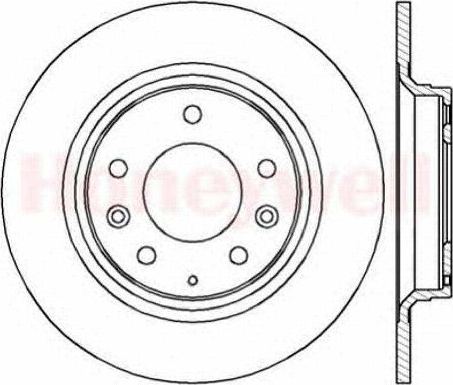 BENDIX 562416B - Тормозной диск unicars.by