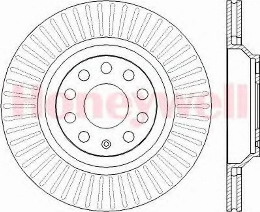 BENDIX 562432B - Тормозной диск unicars.by