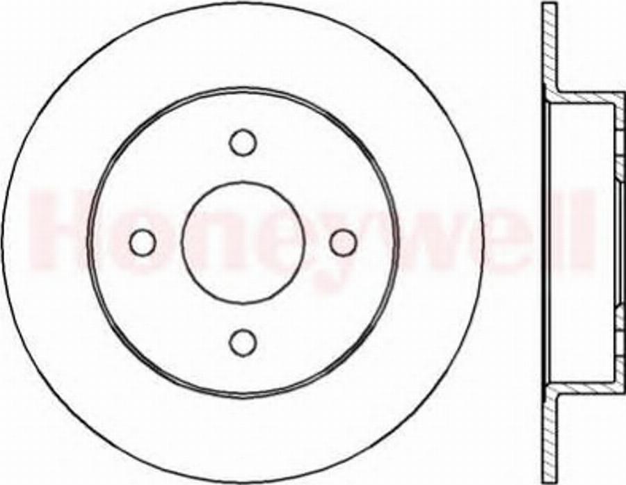 BENDIX 562420B - Тормозной диск unicars.by