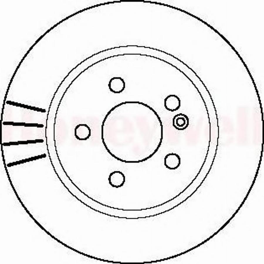 BENDIX 562099 B - Тормозной диск unicars.by