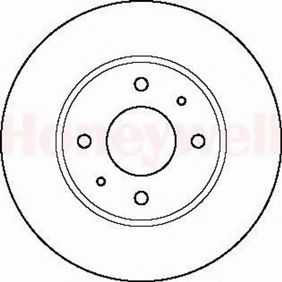 BENDIX 562088 B - Тормозной диск unicars.by