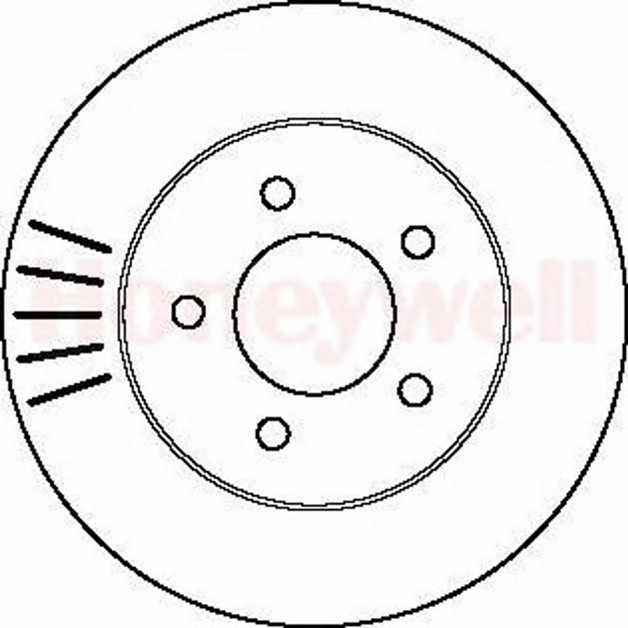 BENDIX 562137 B - Тормозной диск unicars.by