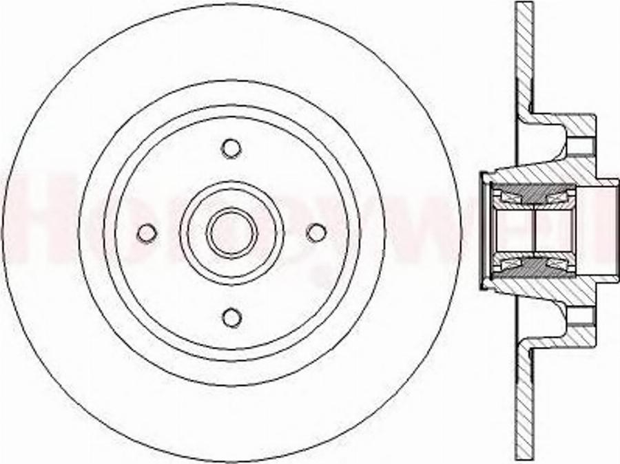 BENDIX 562379B - Тормозной диск unicars.by