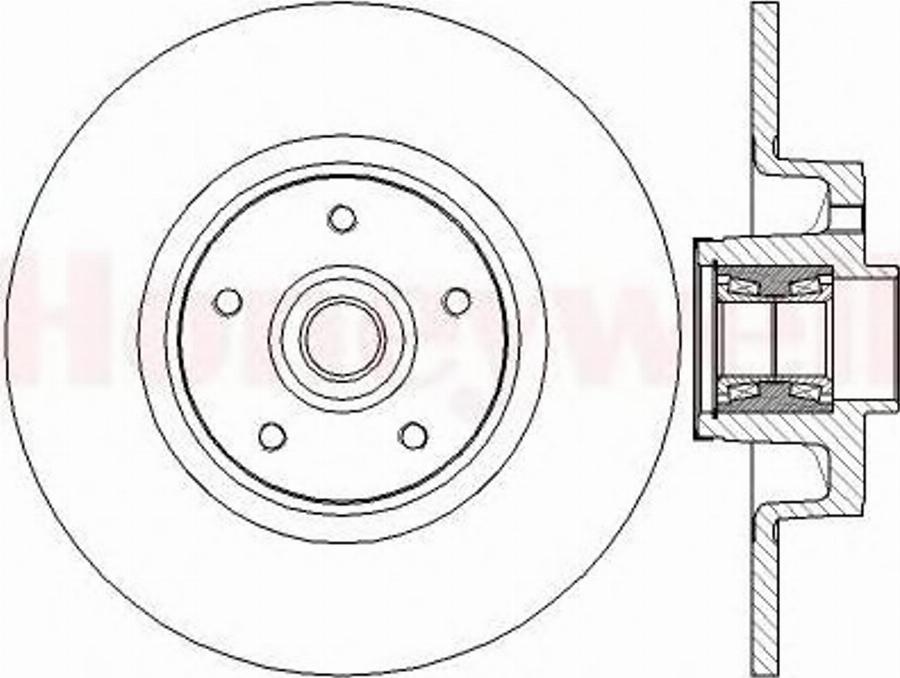 BENDIX 562378B - Тормозной диск unicars.by