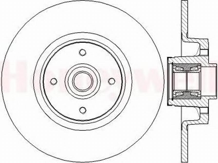 BENDIX 562377B - Тормозной диск unicars.by