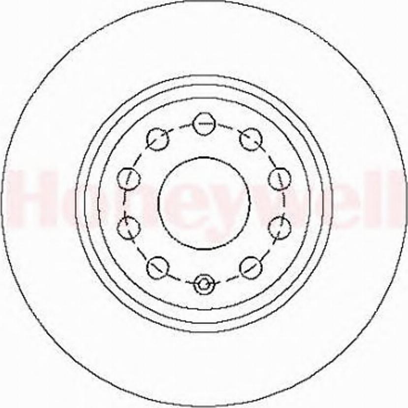 BENDIX 562258 B - Тормозной диск unicars.by