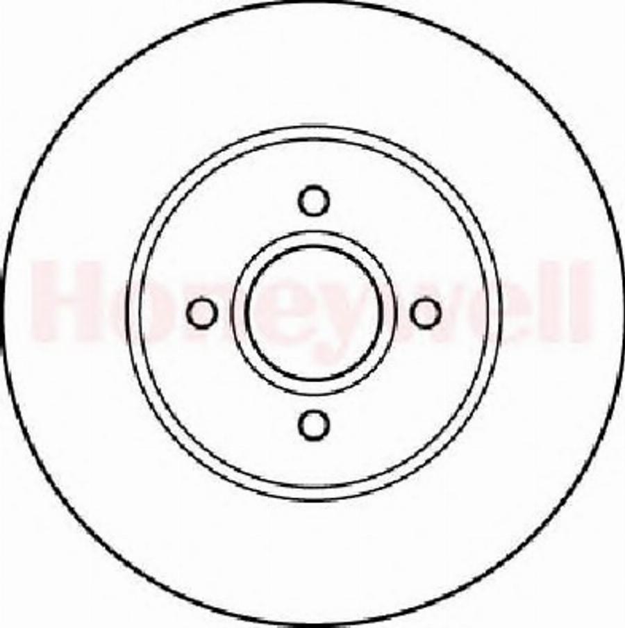 BENDIX 562206 B - Тормозной диск unicars.by