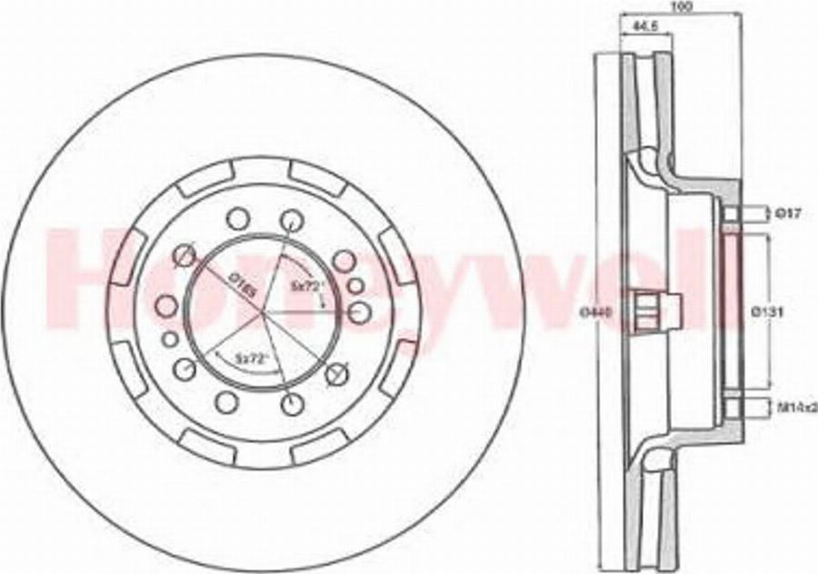 BENDIX 567952B - Сигнализатор, износ тормозных колодок unicars.by