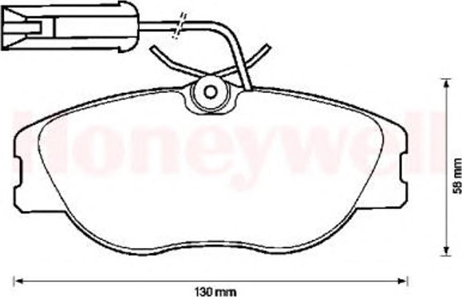 BENDIX 571905B - Тормозные колодки, дисковые, комплект unicars.by