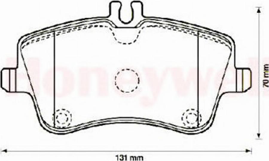 BENDIX 571987B - Тормозные колодки, дисковые, комплект unicars.by