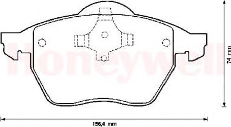 BENDIX 571921B - Тормозные колодки, дисковые, комплект unicars.by