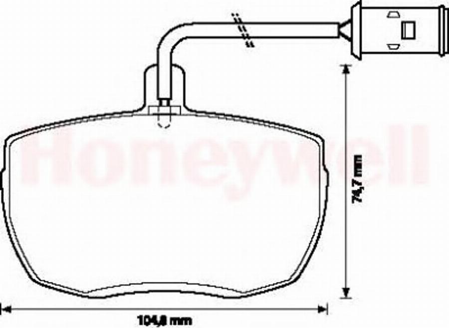 BENDIX 571442B - Тормозные колодки, дисковые, комплект unicars.by