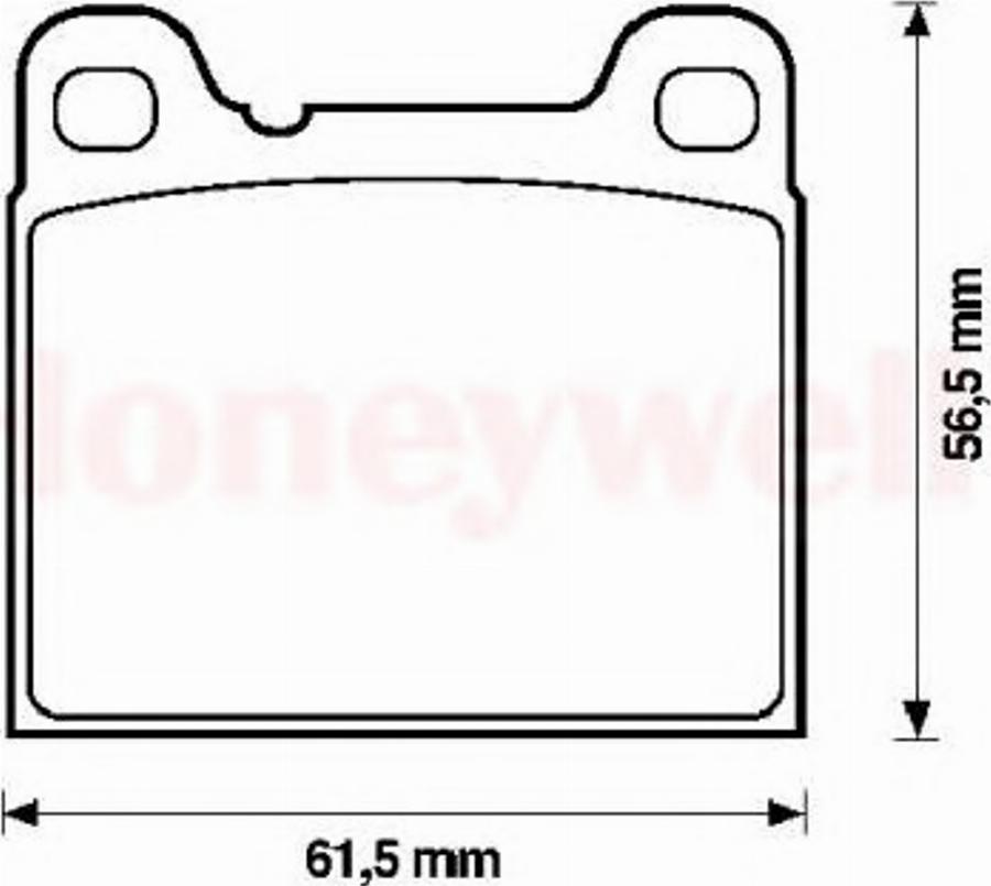 BENDIX 571417B - Тормозные колодки, дисковые, комплект unicars.by