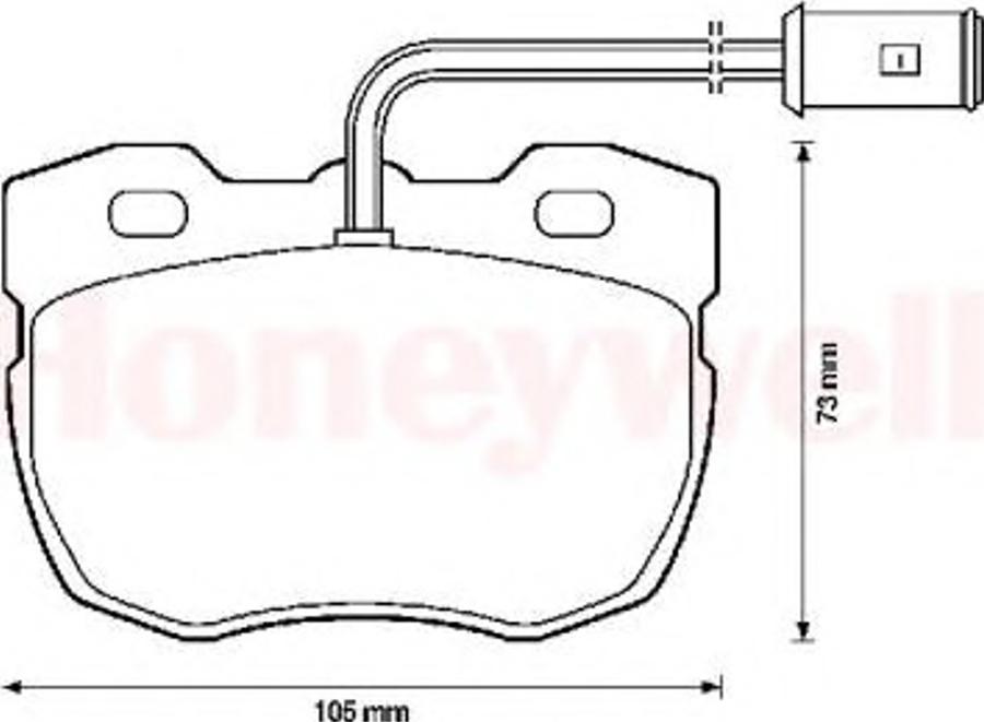 BENDIX 571439B - Тормозные колодки, дисковые, комплект unicars.by