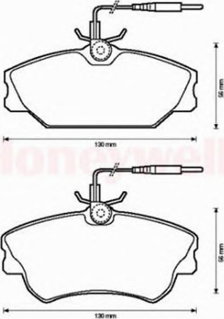 BENDIX 571476B - Тормозные колодки, дисковые, комплект unicars.by