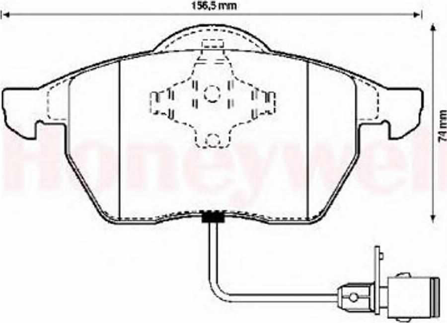 BENDIX 571512B - Тормозные колодки, дисковые, комплект unicars.by