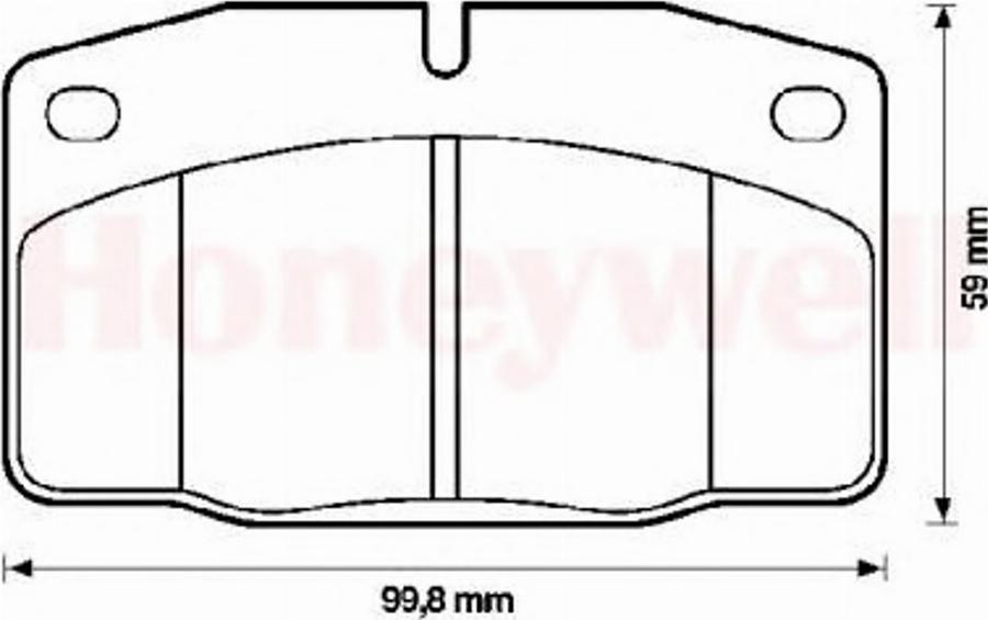 BENDIX 571539B - Тормозные колодки, дисковые, комплект unicars.by