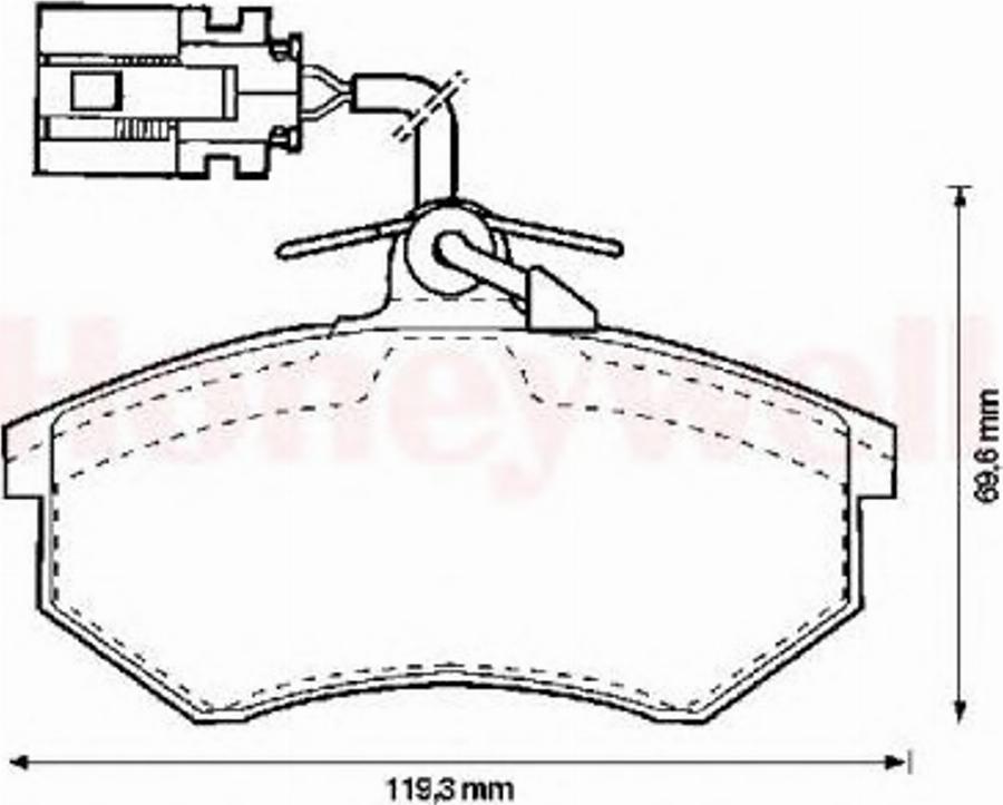 BENDIX 571856B - Тормозные колодки, дисковые, комплект unicars.by