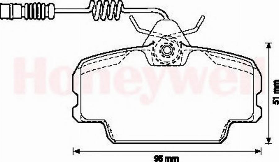 BENDIX 571868B - Тормозные колодки, дисковые, комплект unicars.by