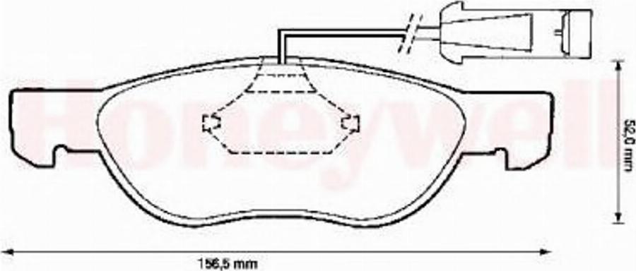 BENDIX 571883B - Тормозные колодки, дисковые, комплект unicars.by