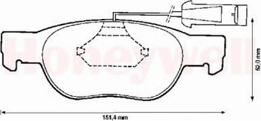 BENDIX 571882B - Тормозные колодки, дисковые, комплект unicars.by