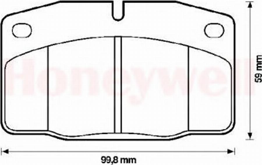 BENDIX 571833X - Тормозные колодки, дисковые, комплект unicars.by