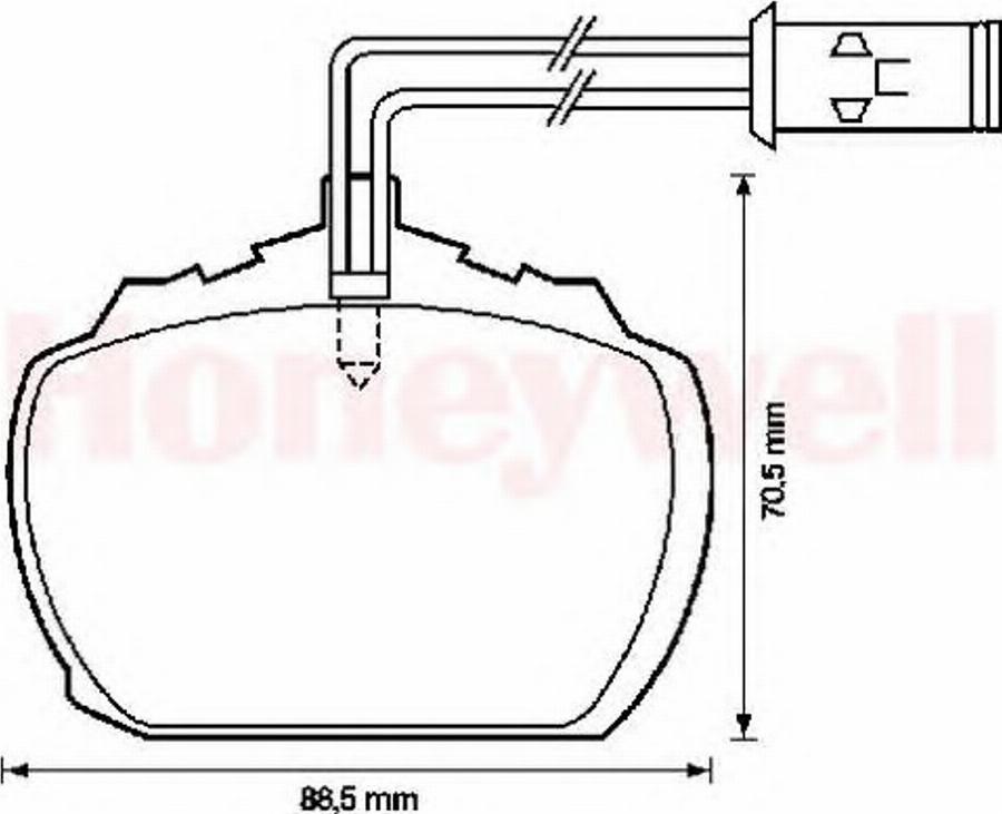 BENDIX 571820B - Тормозные колодки, дисковые, комплект unicars.by