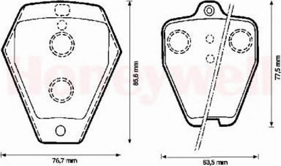 BENDIX 571871B - Тормозные колодки, дисковые, комплект unicars.by