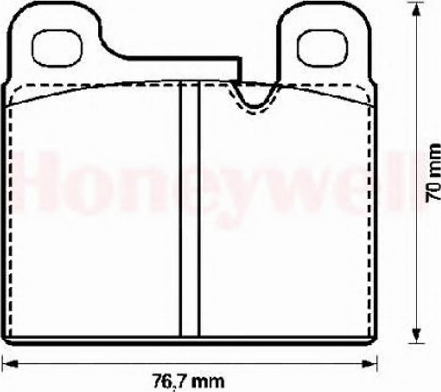 BENDIX 571349B - Тормозные колодки, дисковые, комплект unicars.by