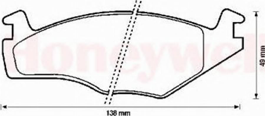 BENDIX 571316B - Тормозные колодки, дисковые, комплект unicars.by