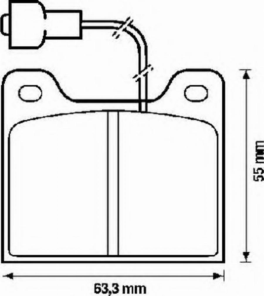 BENDIX 571253B - Тормозные колодки, дисковые, комплект unicars.by