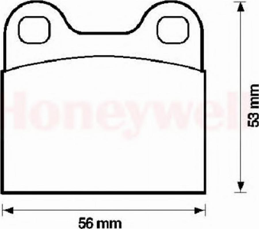 BENDIX 571205B - Тормозные колодки, дисковые, комплект unicars.by