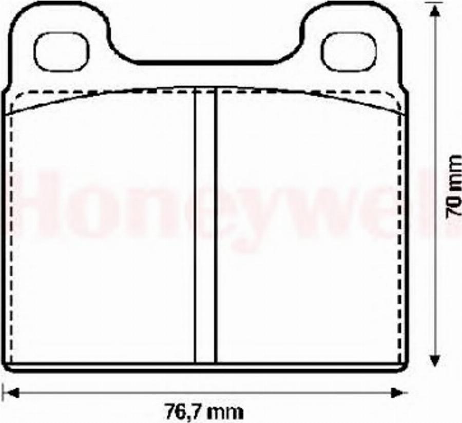 BENDIX 571215B - Тормозные колодки, дисковые, комплект unicars.by